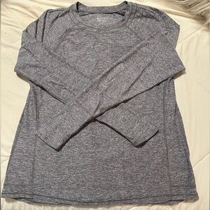 M Athleta heather grey long sleeve